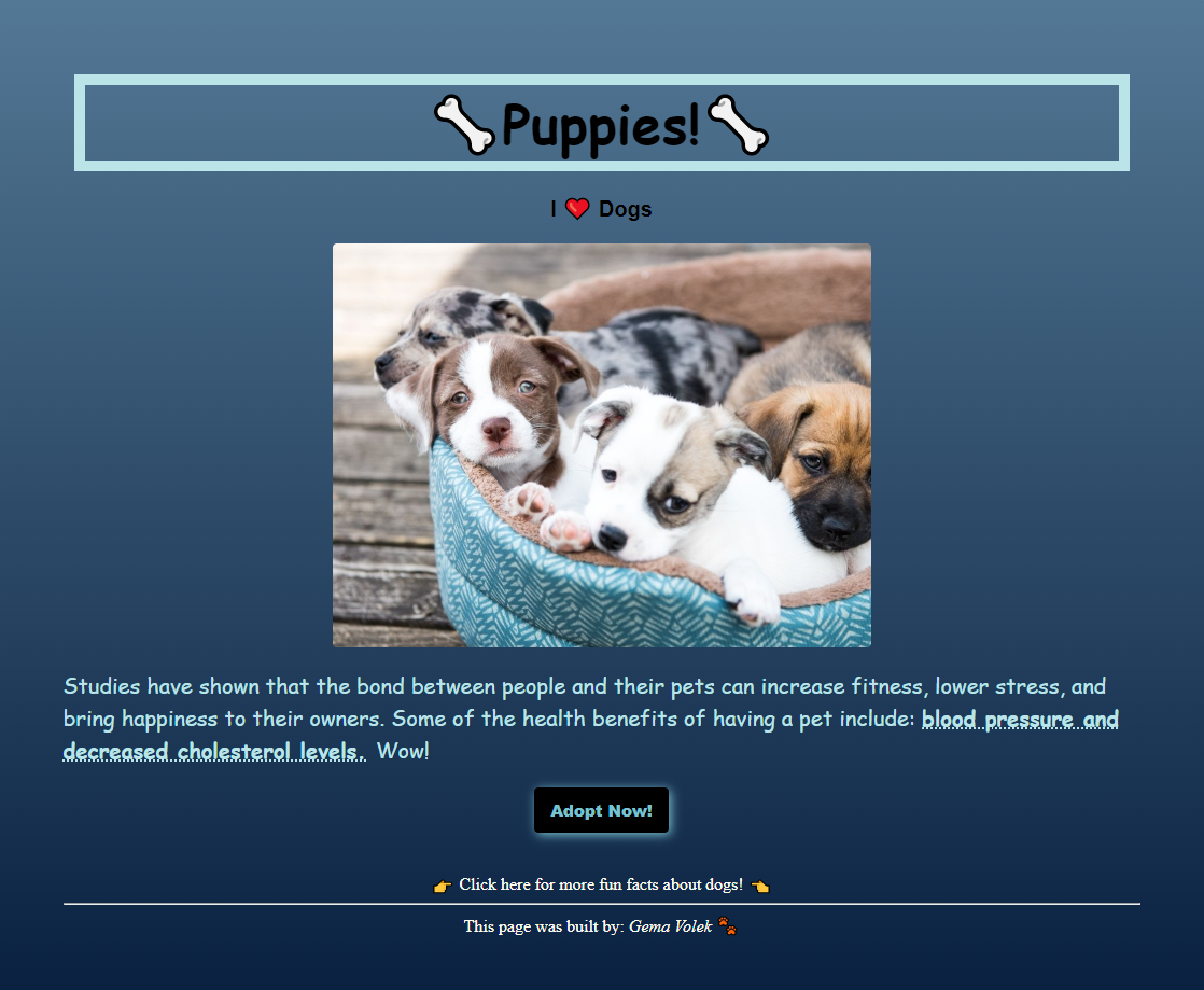 Puppy project image